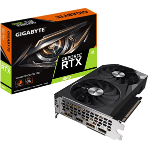 Gigabyte NVIDIA GeForce RTX 3060, 12GB, GDDR6, 192 bit - Vaizdo plokštė