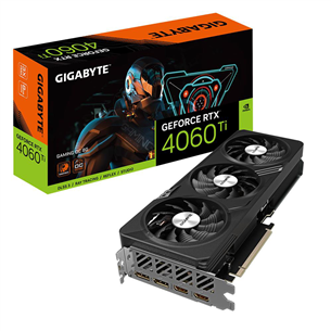 Gigabyte NVIDIA GeForce RTX 4060 Ti, 8GB, GDDR6, 128 bit - Vaizdo plokštė 4719331313456