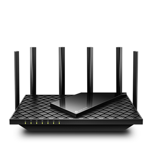 Maršrutizatorius TP-Link Archer AXE75, AXE5400 Tri-Band Gigabit Wi-Fi 6E, juodas ARCHERAXE75