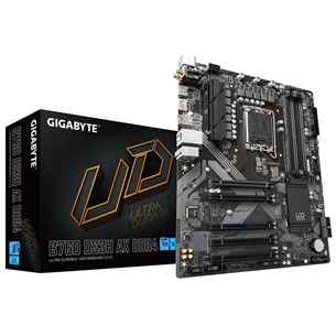 Gigabyte, Intel B760, LGA1700, DDR4, ATX, WiFi+BT - Pagrindinė plokštė