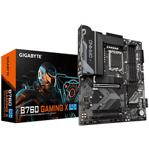 Gigabyte, Intel B760, LGA1700, DDR5, ATX - Pagrindinė plokštė B760GAMINGX