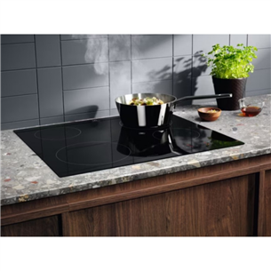 Electrolux 300, width 60 cm, frameless, black - Built-in induction hob