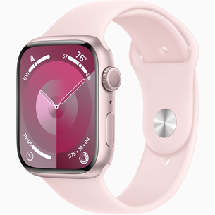 Išmanusis laikrodis Apple Watch Series 9 GPS, 45 mm, Sport Band, S/M, pink MR9G3ET/A