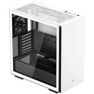 Deepcool CASE CH510 Side window, ATX, white - PC case