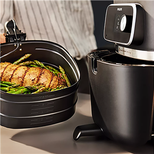 Philips 7000 XXL Airfryer Combi Connected, 8,3 л, 2200 Вт, черный - Аэрогриль