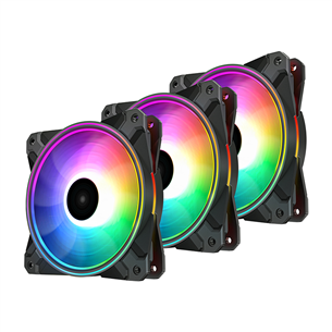 Deepcool CF120, 3 in 1, RGB LED - PC fan kit