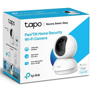 TP-Link Tapo C200, 1080p, 360º, WiFi, balta - Stebėjimo kamera