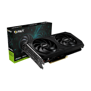 Palit NVIDIA GeForce RTX 4060Ti, 8 GB, GDDR6, 128 bit - Vaizdo plokštė NE6406T019P1-1060D