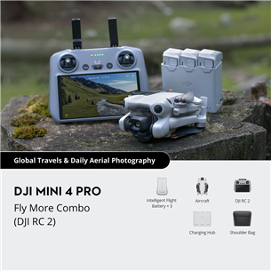 DJI Mini 4 Pro Drone Fly More Combo + RC 2 Controller - Дрон