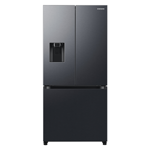 Samsung, French Door, NoFrost, 495 L, 178 cm, black - SBS-Refrigerator RF50C530EB1/EO