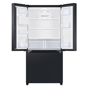 Samsung, French Door, NoFrost, 495 L, 178 cm, black - Šaldytuvas