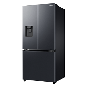 Samsung, French Door, NoFrost, 495 L, 178 cm, black - Šaldytuvas