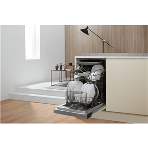 Whirlpool, 10 place settings, width 44,8 cm - Built-in dishwasher