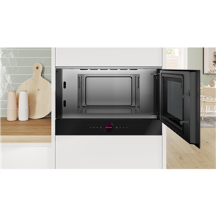 Bosch, Series 8, black - Built-in microwave oven