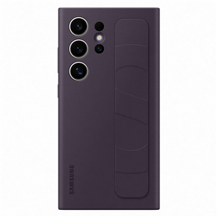 Samsung Standing Grip Case, Galaxy S24 Ultra, tamsiai violetinis - Dėklas