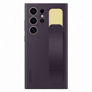 Samsung Standing Grip Case, Galaxy S24 Ultra, tamsiai violetinis - Dėklas