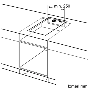 Bosch Serie 6, width 30.6 cm, steel frame, black - Built-in Induction Hob