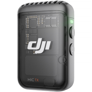 DJI Mic 2, juodas - Siųstuvas ir mikrofonas CP.RN.00000328.01