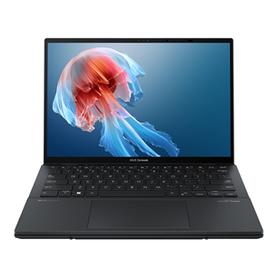 ASUS Zenbook DUO, 2x 14'', 3K, OLED, touch, 120 Hz, Ultra 9, 32 GB, 1 TB, ENG, inkwell gray - Nešiojamas kompiuteris