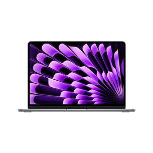 Apple MacBook Air 13'' (2024), M3 8C/10C, 8 GB, 512 GB, RUS, space gray - Nešiojamas kompiuteris MRXP3RU/A