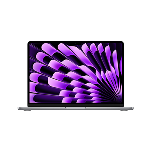 Apple MacBook Air 13'' (2024), M3 8C/10C, 16 GB, 512 GB, SWE, space gray - Nešiojamas kompiuteris MXCR3KS/A