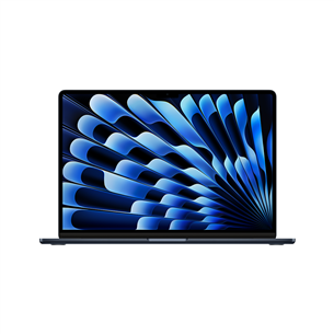 Apple MacBook Air 15'' (2024), M3 8C/10C, 16 GB, 512 GB, ENG, midnight - Nešiojamas kompiuteris MXD43ZE/A