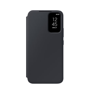 Samsung Smart View Wallet Case, Galaxy A55, juodas - Dėklas