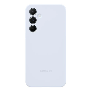 Samsung Silicone Case, Galaxy A55, голубой - Чехол