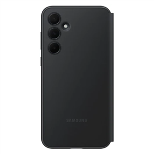 Samsung Smart View Wallet Case, Galaxy A35, juodas - Dėklas