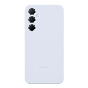 Samsung Silicone Case, Galaxy A35, голубой - Чехол