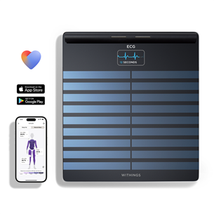 Withings Body Scan, juodos - Diagnostinės svarstyklės