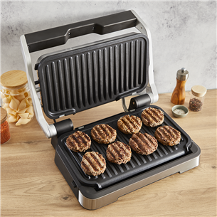 Tefal OptiGrill 4in1 XL, 2200 W, nerūdijančio plieno - Elektrinis grilis