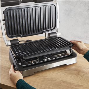 Tefal OptiGrill 4in1 XL, 2200 W, nerūdijančio plieno - Elektrinis grilis