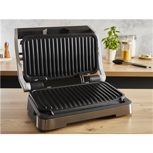 Tefal OptiGrill 4in1 XL, 2200 W, nerūdijančio plieno - Elektrinis grilis