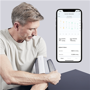 Withings BPM Connect, Wi-Fi, pilkas - Išmanusis kraujospūdžio matuoklis