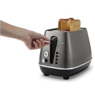 Delonghi Distinta Titanium, 900 W, titanium - Toaster