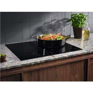 Electrolux 700 SenseBoil, width 59 cm, black - Built-in induction hob