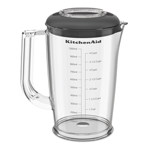 KitchenAid Go, without battery, matte black - Cordless hand blender set