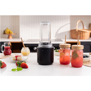 KitchenAid Go, без аккумулятора, матовый черный - Беспроводной мини-блендер