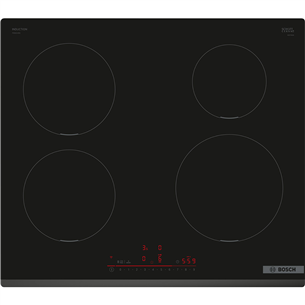 Bosch, Series 6, width 60 cm, black - Built-in induction hob PIE631HB1E