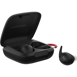 Sennheiser Momentum SPORT True Wireless, juodos - Belaidės ausinės