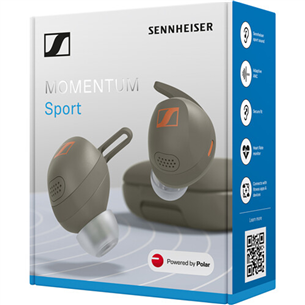 Sennheiser Momentum SPORT True Wireless, зеленый - Беспроводные наушники