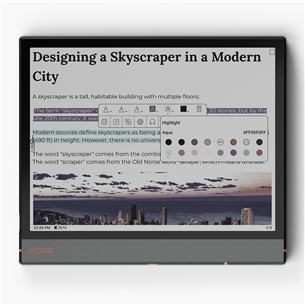 BOOX Note Air3 C, 10,3", 64 GB, Android, juoda - Elektroninė skaityklė