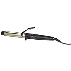 GA.MA Dual Plates, 33 mm, black - Curling iron