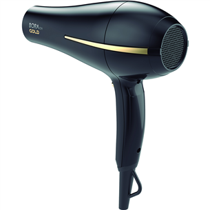 GA.MA Bora Gold Ion, 2200 W, black - Hair dryer