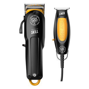 GA.MA Absolute Liner + Absolute Skill, black - Hair clipper + beard trimmer SMB6027