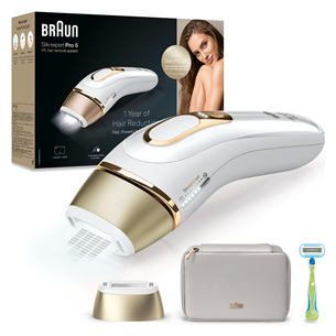 Braun Silk-expert Pro 5, white/golden - IPL Hair removal