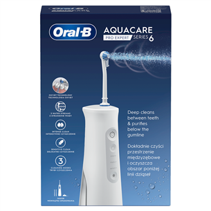 Braun Oral-B AquaCare 6, baltas - Irigatorius