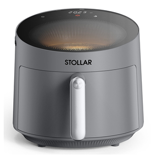 Stollar the Smart Air Fry, 5 л, 1500 Вт, серый - Аэрогриль