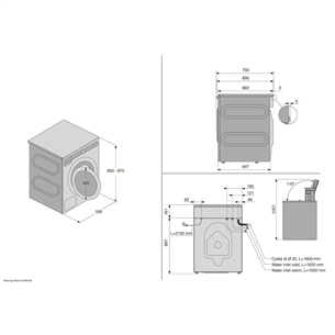 Asko, 12 kg, depth 68,5 cm, 1400 rpm - Front load washing machine